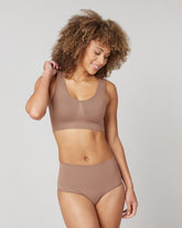 SPANX® Breast of Both Worlds® Reversible Comfort Bra | Cafe Au Lait/Chestnut Brown